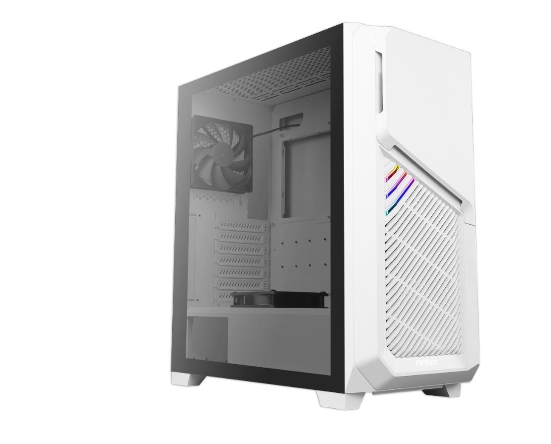 <b>Mid-Tower Case: </b>DF502 FLUX WHITE<br>3x 120mm ARGB-LED Fans, 2x 120mm Fans, 2x USB 3.0, 1x 5.25", 3x 3.5", 3x 2.5", Tempered Glass Side Panel, Supports: ATX/mATX/ITX <b>Mid-Tower Case: </b>DF502 FLUX WHITE<br>3x 120mm ARGB-LED Fans, 2x 120mm Fans, 2x USB 3.0, 1x 5.25", 3x 3.5", 3x 2.5", Tempered Glass Side Panel, Supports: ATX/mATX/ITX